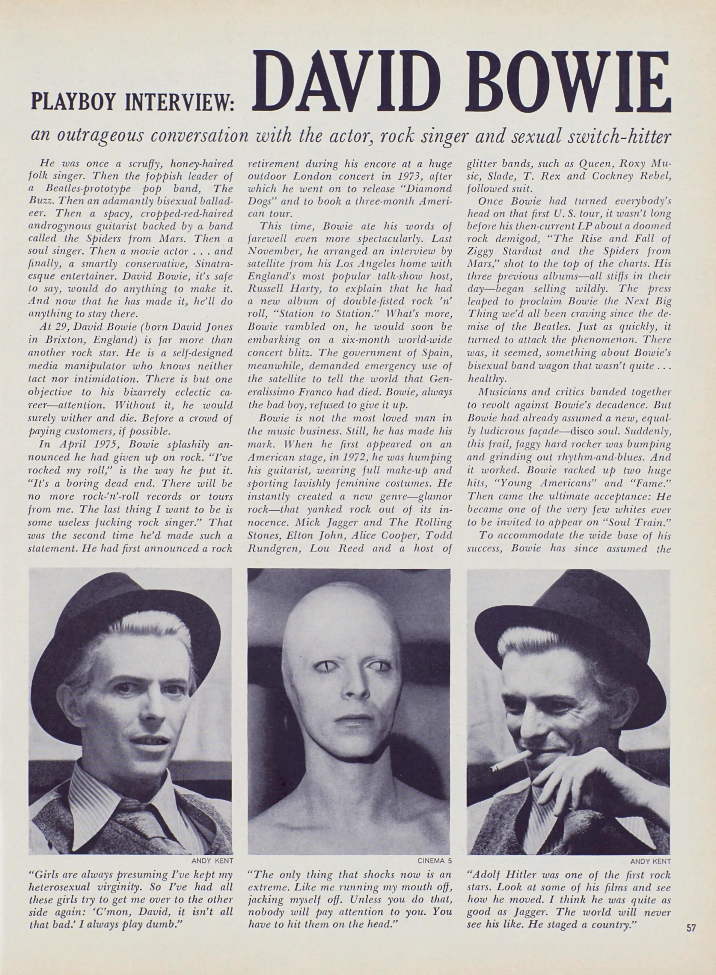 David Bowie 20Q